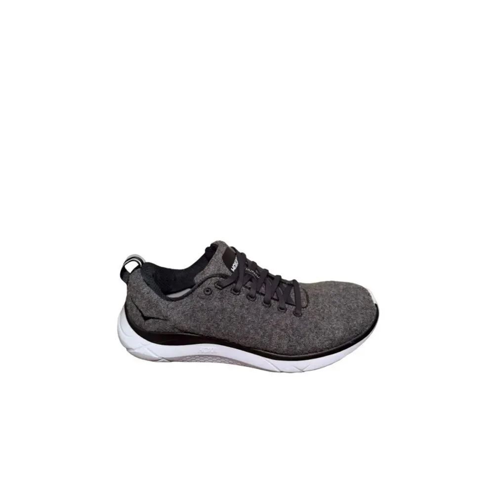 Hoka Gray hupana wool Low-Top Athletic Sneaker size 8